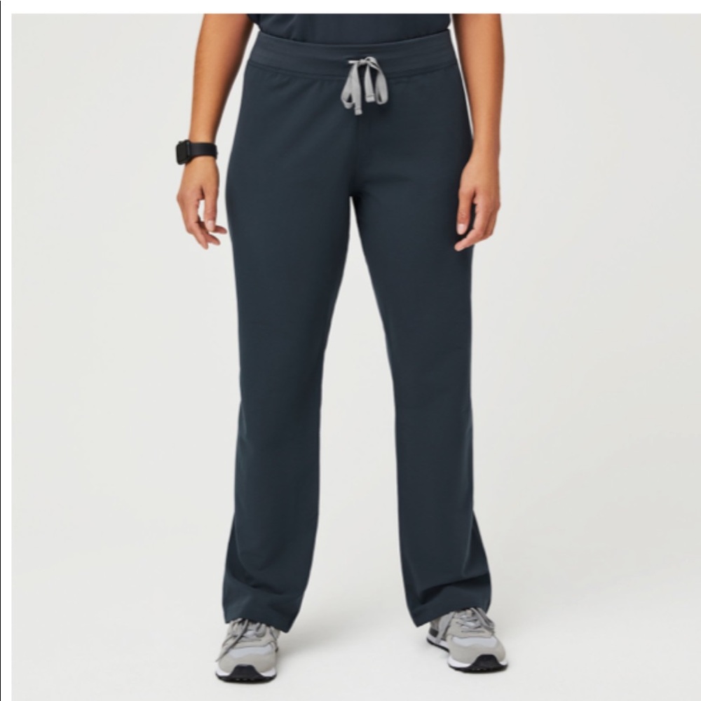 Figs Livingston Basic Scrub Pants - Dark Harbor - Petite XS